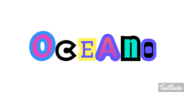 Oceano Текстовый эффект