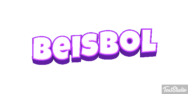 Béisbol Efecto de texto