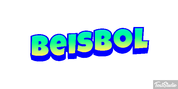 Béisbol Efecto de texto