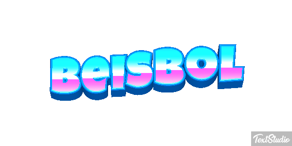 Béisbol Efecto de texto