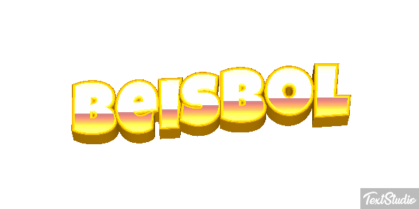 Béisbol Efecto de texto