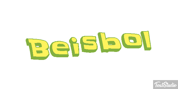 Béisbol Efecto de texto