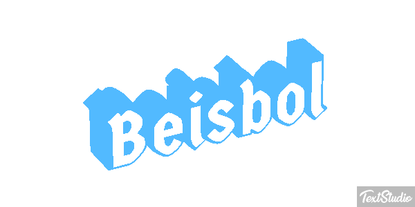 Béisbol Efecto de texto