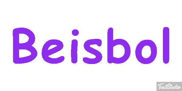 Béisbol Efecto de texto