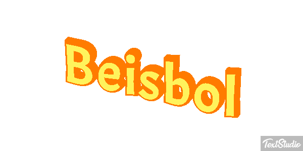 Béisbol Efecto de texto