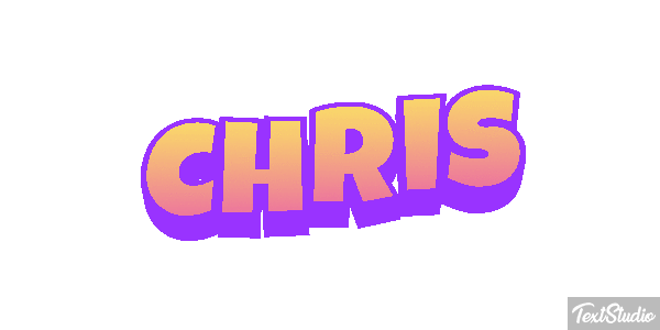 Chris Text effect