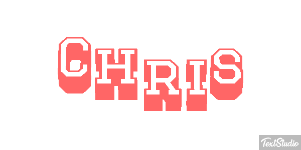 Chris Text effect
