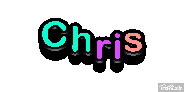 Chris Text effect