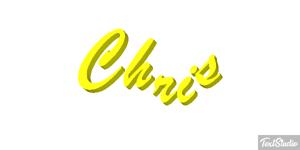 Chris Text effect