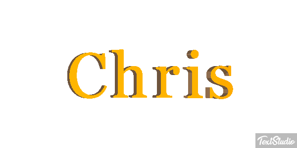 Chris Text effect