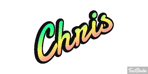 Chris Text effect