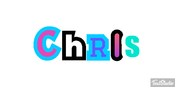 Chris Text effect