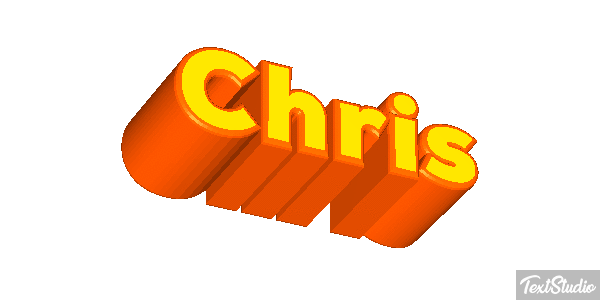Chris Text effect