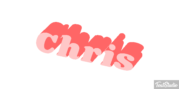 Chris Text effect