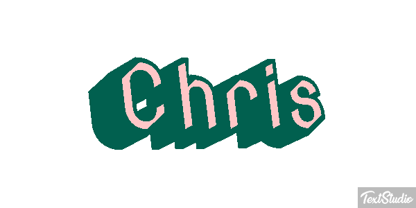 Chris Text effect