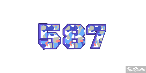 587 Efecto de texto