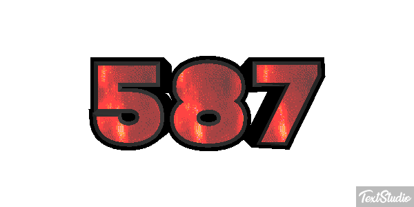 587 Efecto de texto