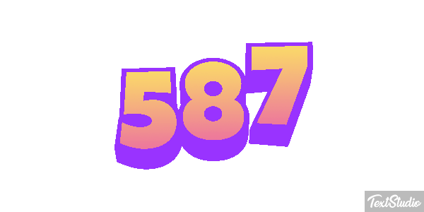 587 Efecto de texto