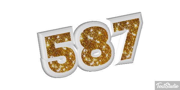 587 Efecto de texto