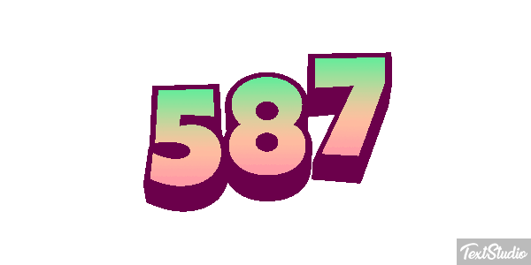 587 Efecto de texto
