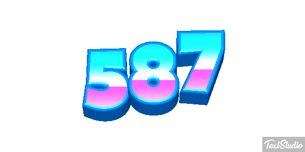 587 Efecto de texto