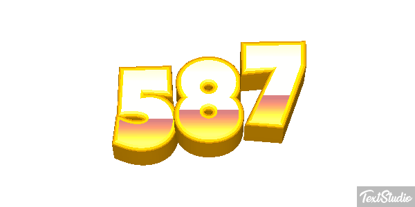 587 Efecto de texto