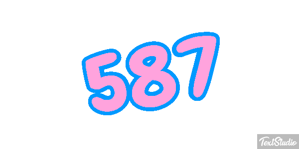 587 Efecto de texto