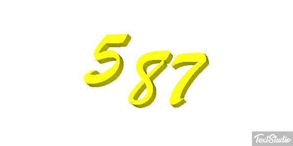 587 Efecto de texto