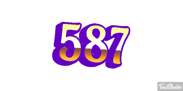 587 Efecto de texto