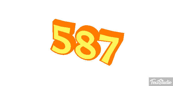 587 Efecto de texto