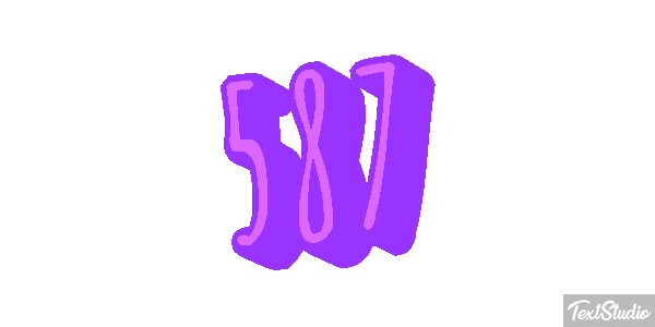 587 Efecto de texto