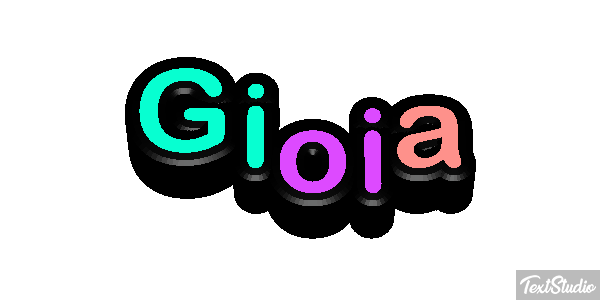 Gioia Effetto testo