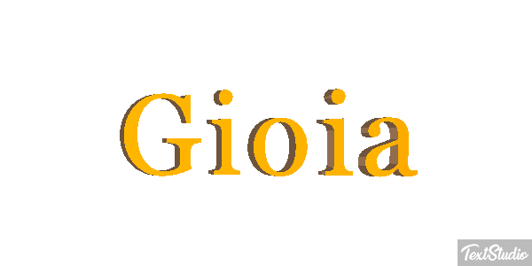 Gioia Effetto testo