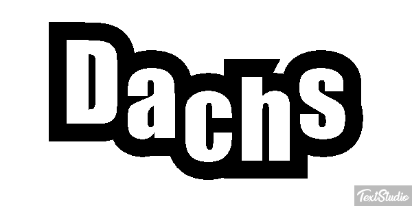 Dachs Texteffekt