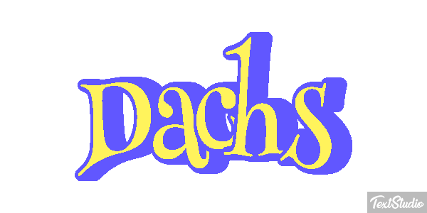 Dachs Texteffekt