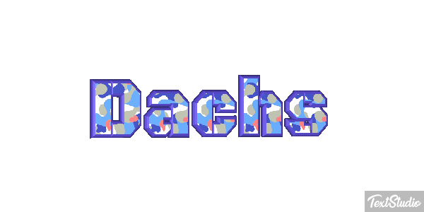 Dachs Texteffekt