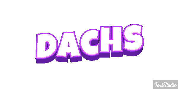 Dachs Texteffekt