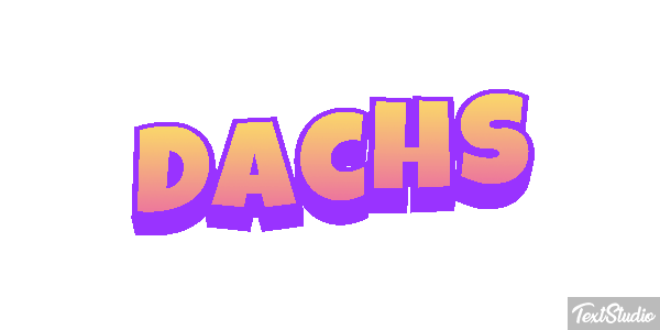 Dachs Texteffekt