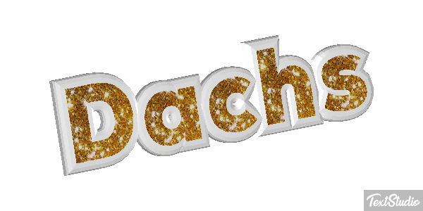 Dachs Texteffekt