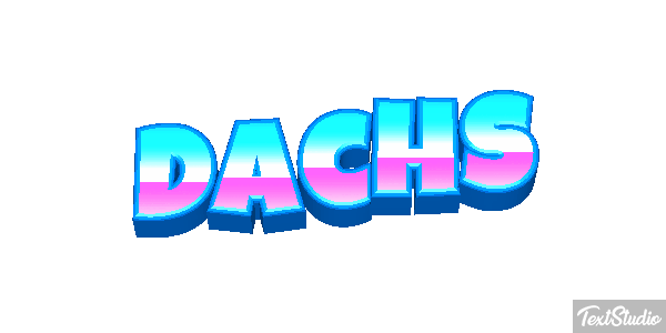 Dachs Texteffekt