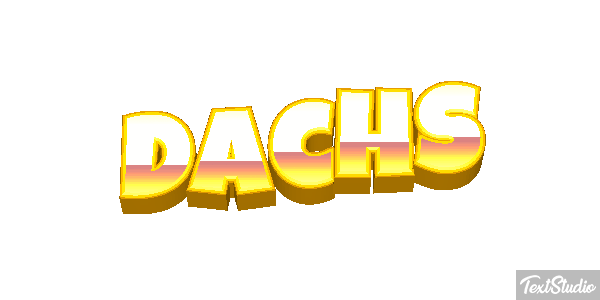 Dachs Texteffekt