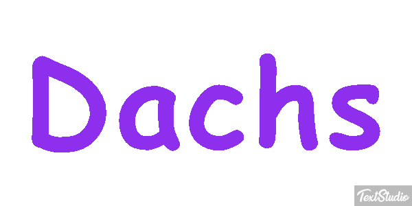 Dachs Texteffekt