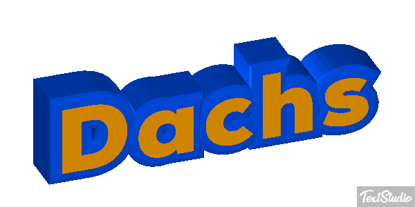 Dachs Texteffekt