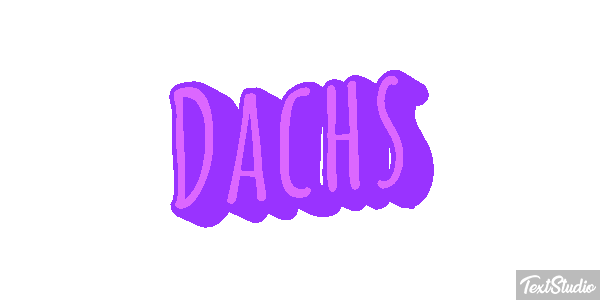 Dachs Texteffekt