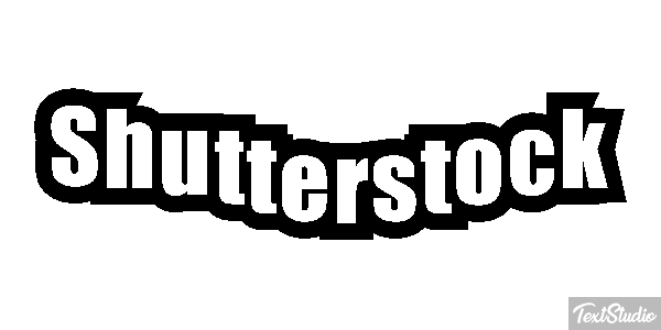 Shutterstock Text effect