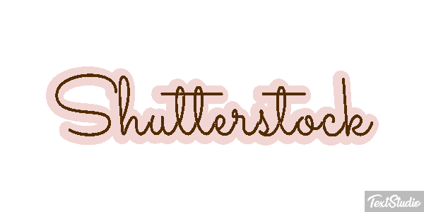 Shutterstock Text effect