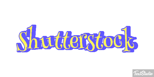 Shutterstock Text effect