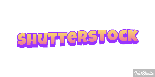 Shutterstock Text effect