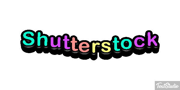 Shutterstock Text effect