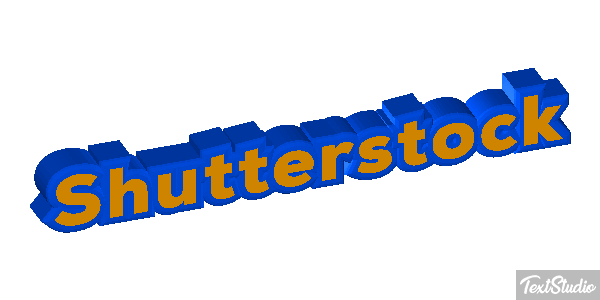 Shutterstock Text effect